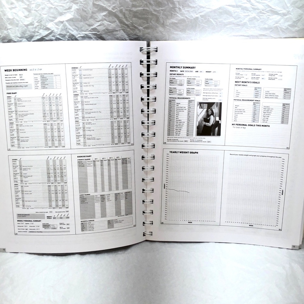 Book: DIET AND EXERCISE DIARY The perfect tool for health, weight loss, fitness - Picture 11 of 16